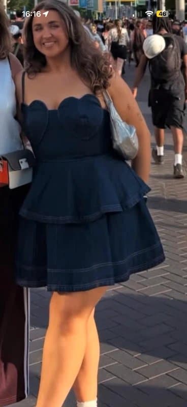 ASOS ASOS luxe denim dress