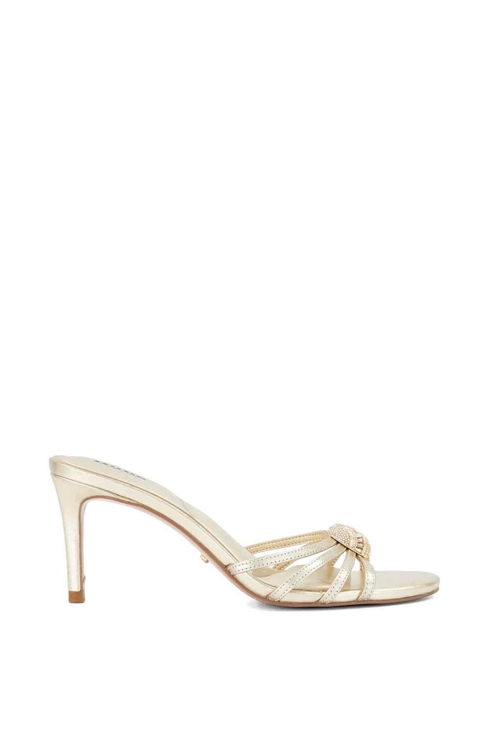 Dune London Dune London Women's 'Masson' Leather Sandals in Metallics