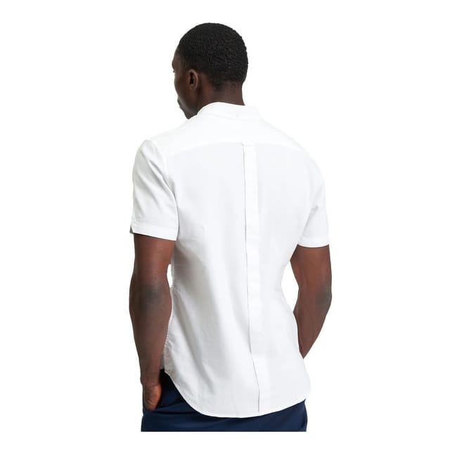 Ben Sherman Ben Sherman Men's Signature Oxford Short-Sleeved Shirt in White - 3