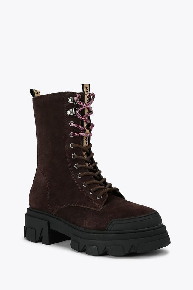 KG Kurt Geiger KG Kurt Geiger Women's 'Trekker Lace Up3' Suede Boots in Brown - 2