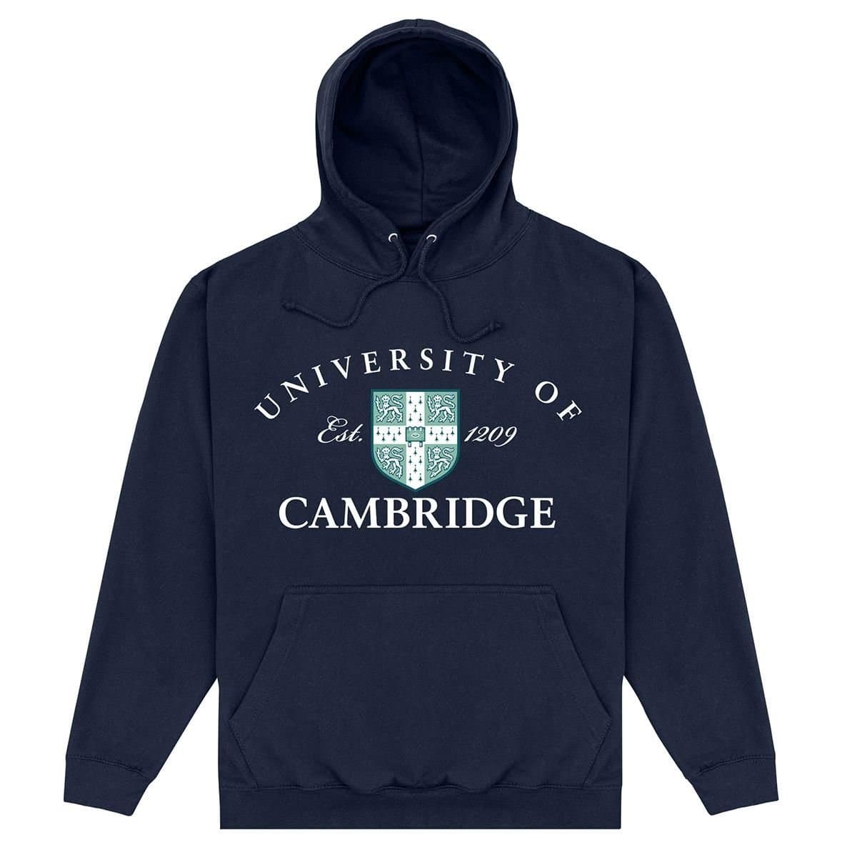 University Of Cambridge University Of Cambridge Men's Est 1209 Hoodie in Navy