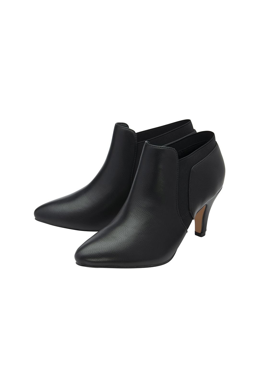 Lotus Lotus Women's Black Matt 'Kristina' Heeled Shoe-Boots - 2