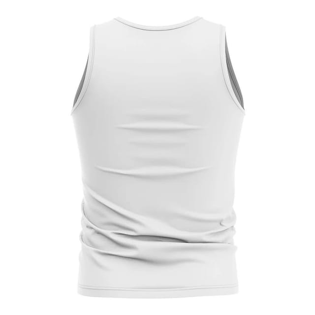 North Korea North Korea Men's Mens Core Football Country Sleeveless Tee in White - 2