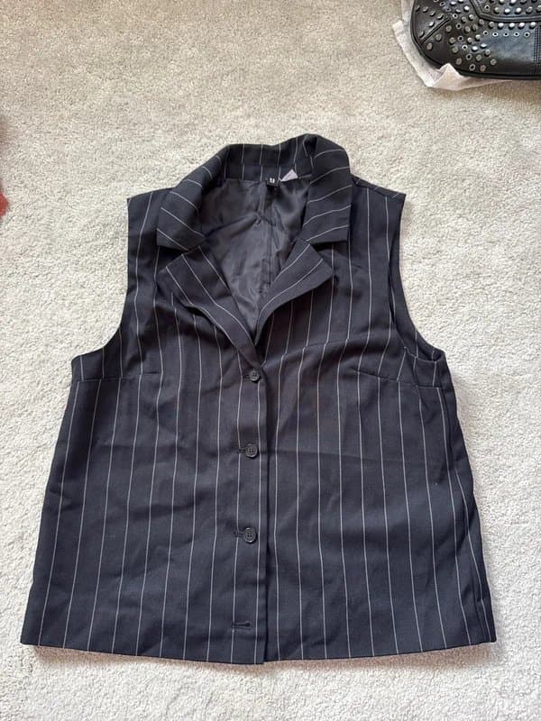 ASOS ASOS divided stripe vest top