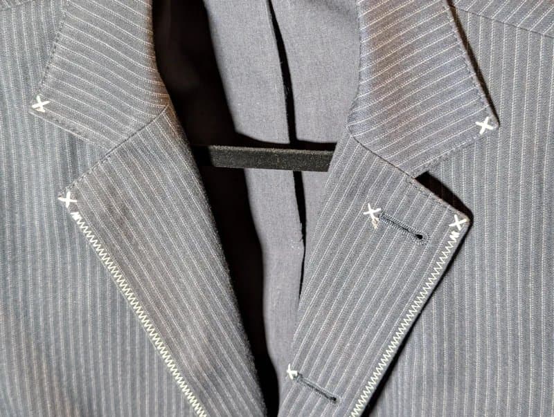 Holland Esquire Mens Holland Esquire 'Cosmo' Charcoal Grey Pinstripe Smart Casual Blazer - 40R