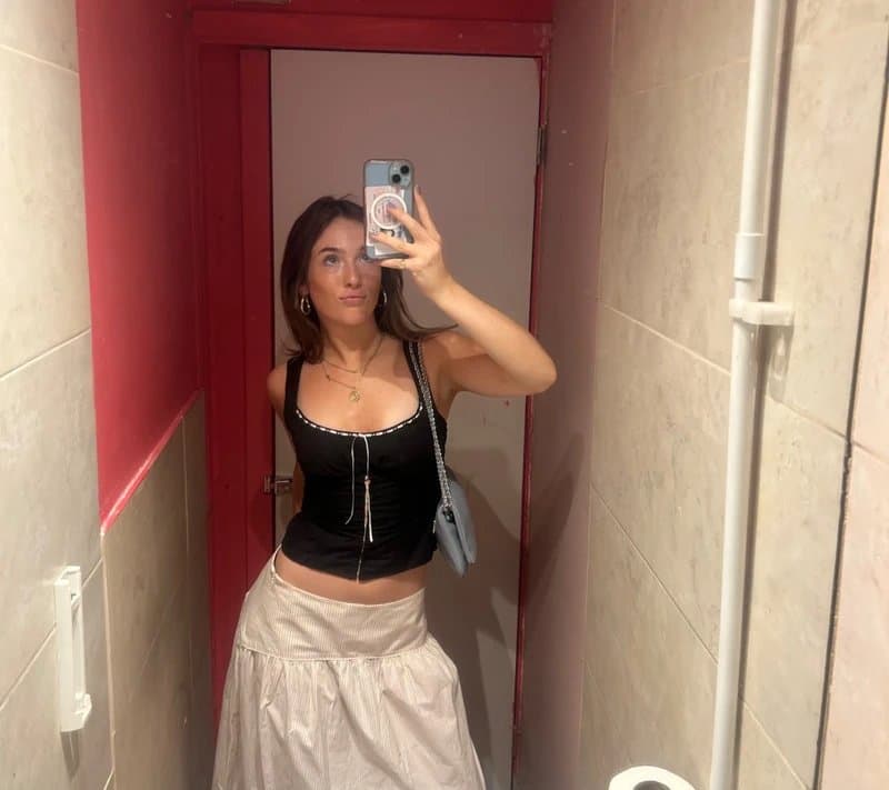 Bershka Bershka Black Corset Top