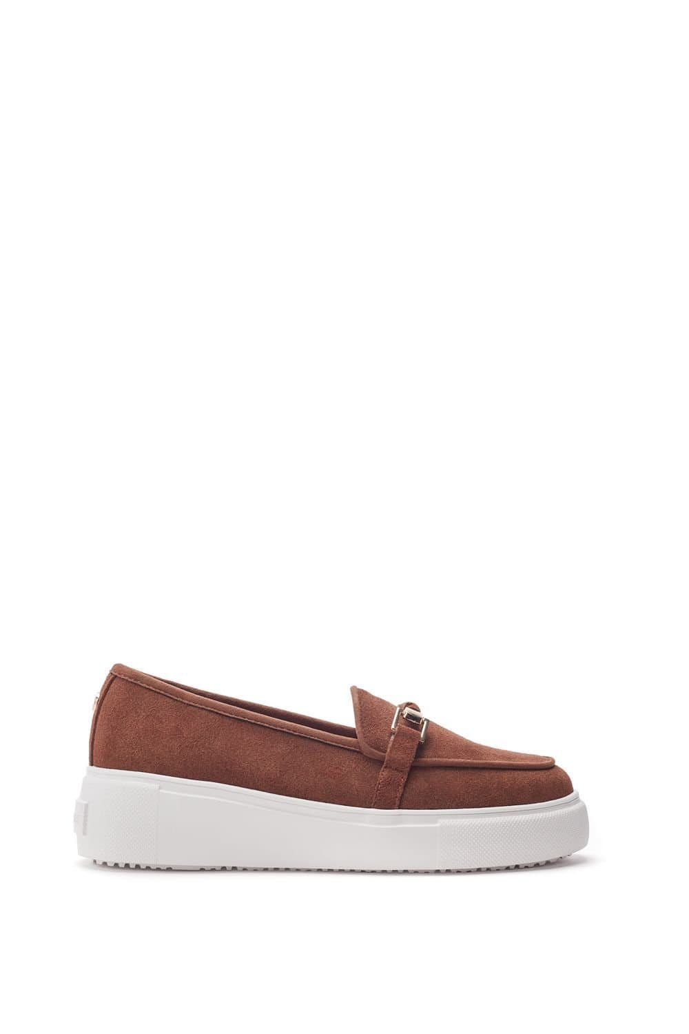 Moda In Pelle Moda In Pelle Women's 'Ettala' Suede Loafers in Tan