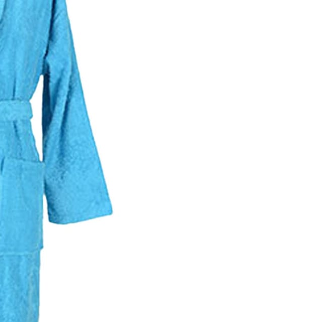 ARTG ARTG Men's Shawl Collar Robe in Aqua - 2