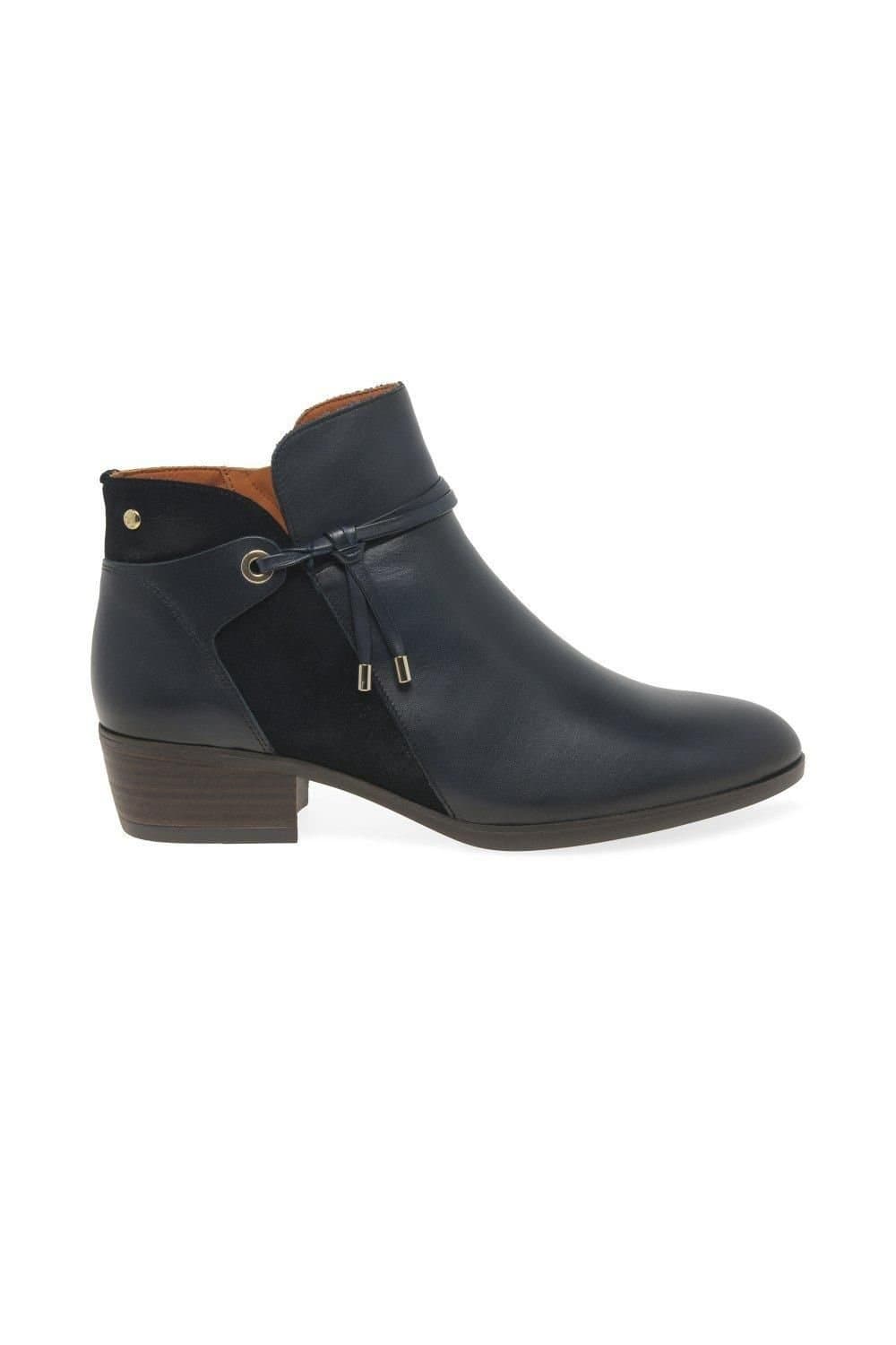 Pikolinos Pikolinos Women's Dark Blue Suede Ankle Boots