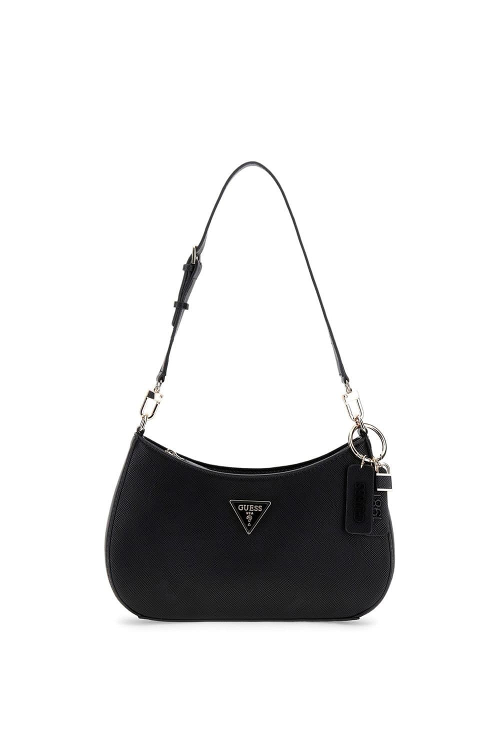 Guess Guess Women's Noelle Ii Top Zip Shoulder Bag Black