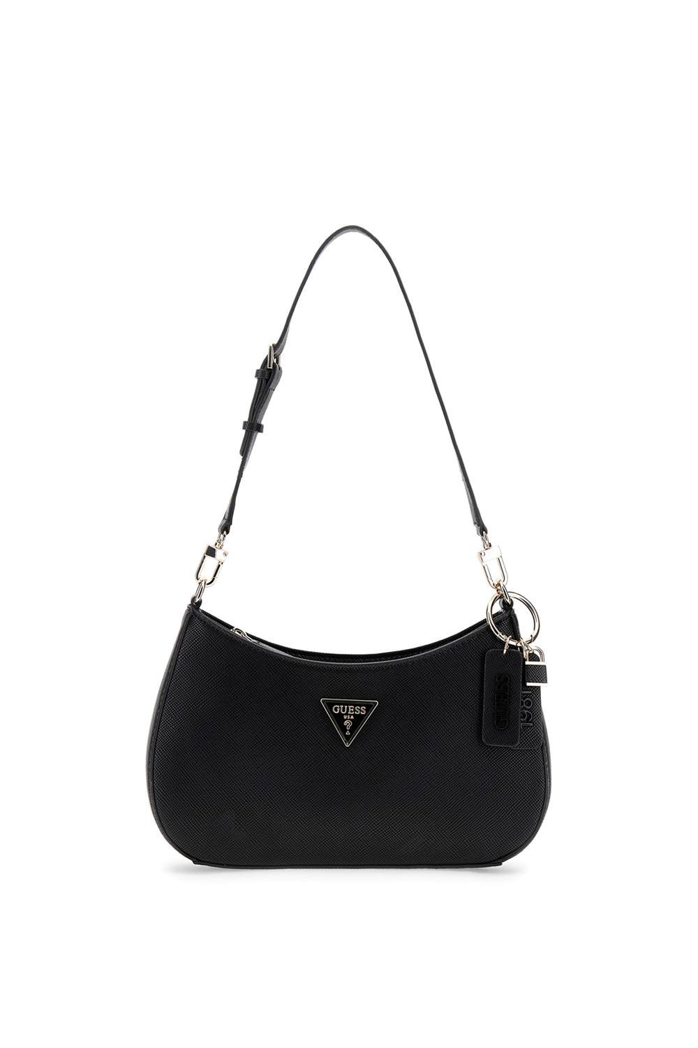 Guess Guess Women's Noelle Ii Top Zip Shoulder Bag Black - 2