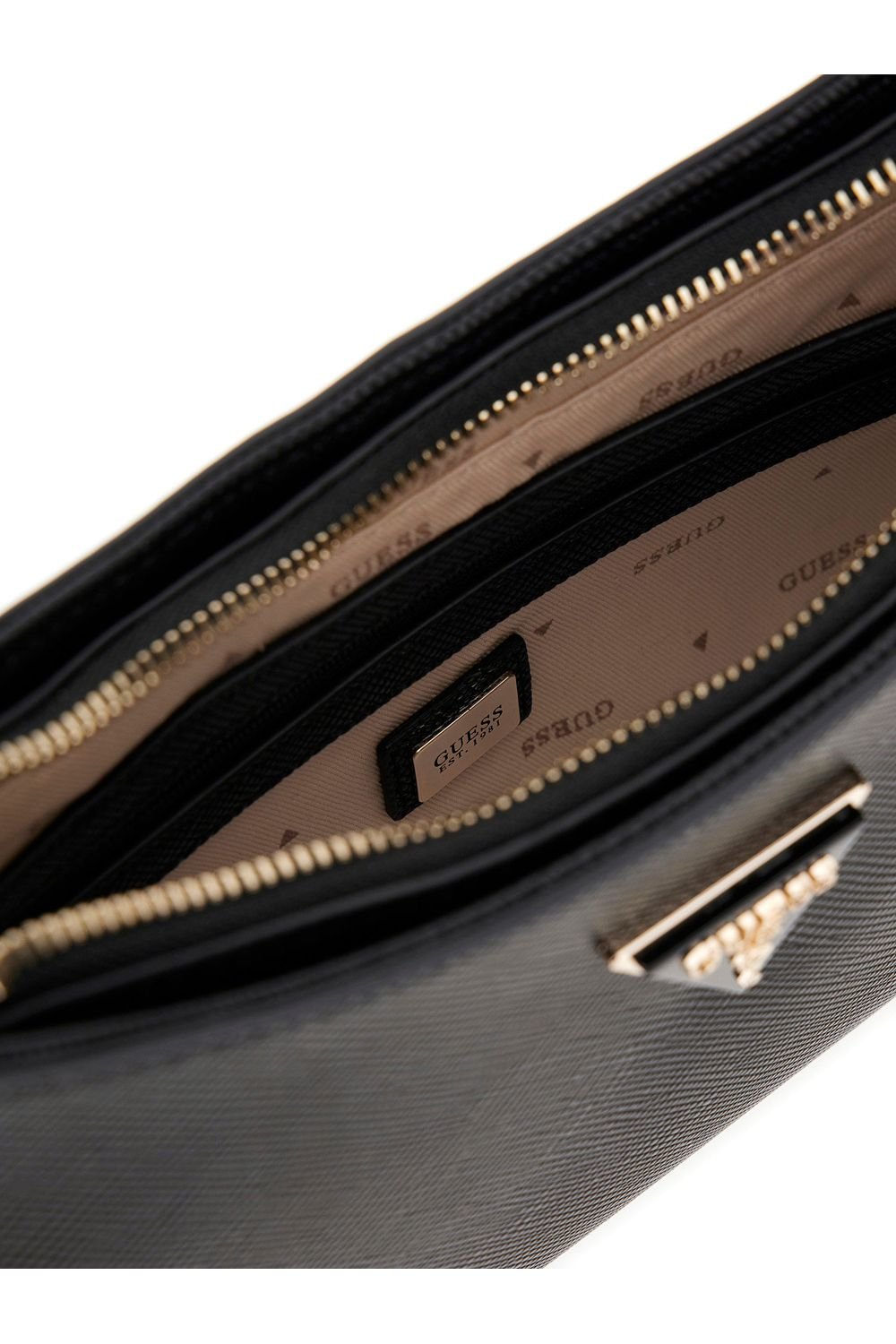 Guess Guess Women's Noelle Ii Top Zip Shoulder Bag Black - 3