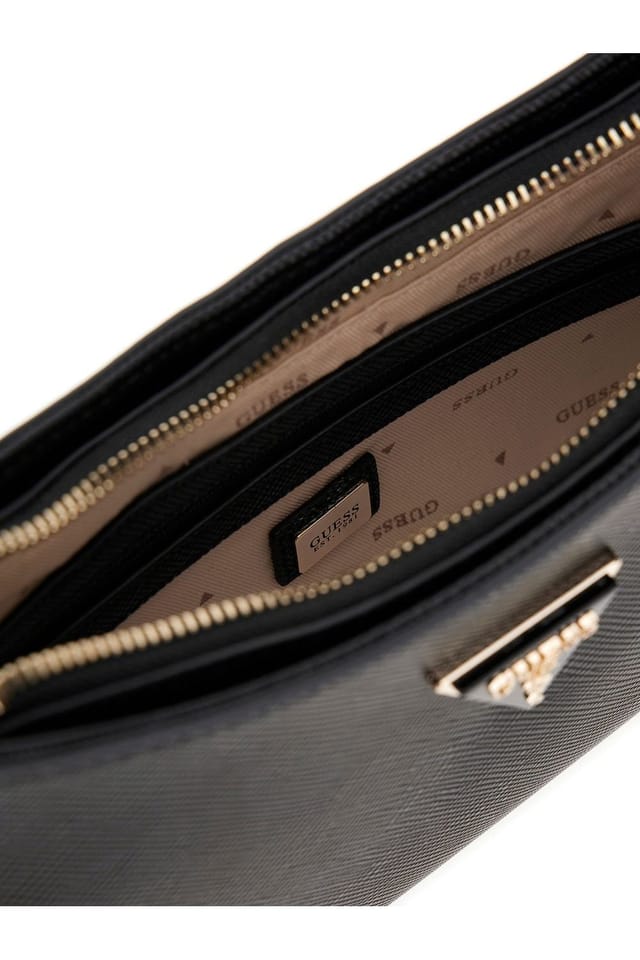 Guess Guess Women's Noelle Ii Top Zip Shoulder Bag Black - 3