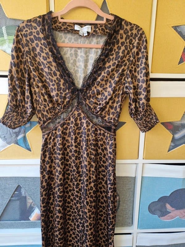 Never Fully Dressed Never fully dressed women's Leopard May Dress size 8