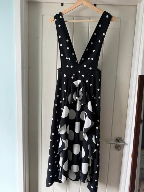 Topshop Topshop new with tags Y2K sold out viral polka dot midi dress races spring summer size 8 petite
