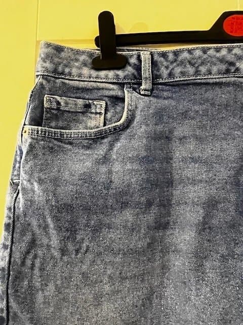 George SKYE by George Denim Shorts – UK 16 – Mid Wash High Rise Shorts