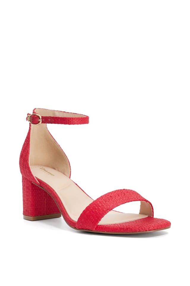 Dune London Dune London Women's Wide Fit 'Melins' Sandals in Red - 2