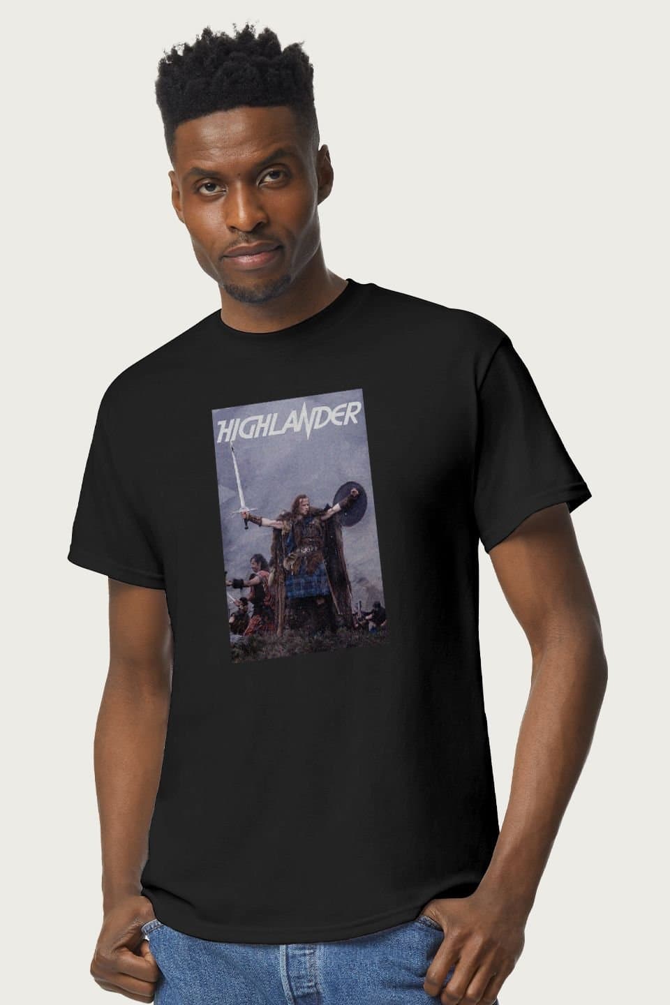 Highlander Highlander Men's 1986 Connor MacLeod T-Shirt in Black