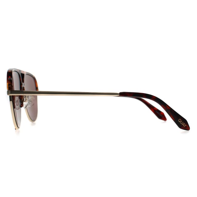 Quay Quay Women's Aviator Tortoise Brown High Key Mini Remixed - 3