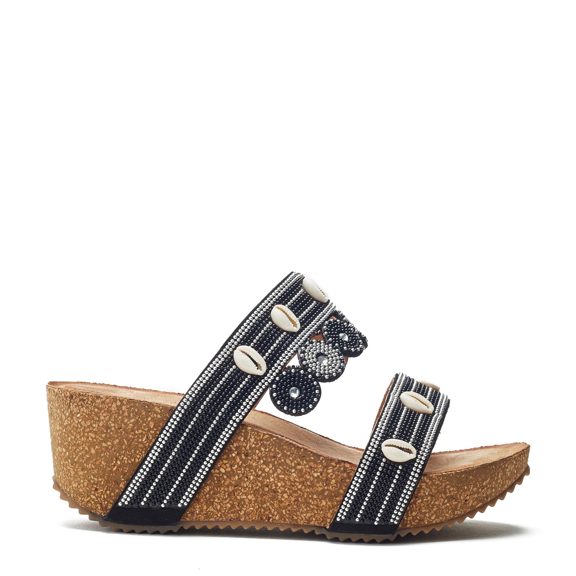 b.soleful b.soleful Women's 'Lurina' Porvair Sandals in Black