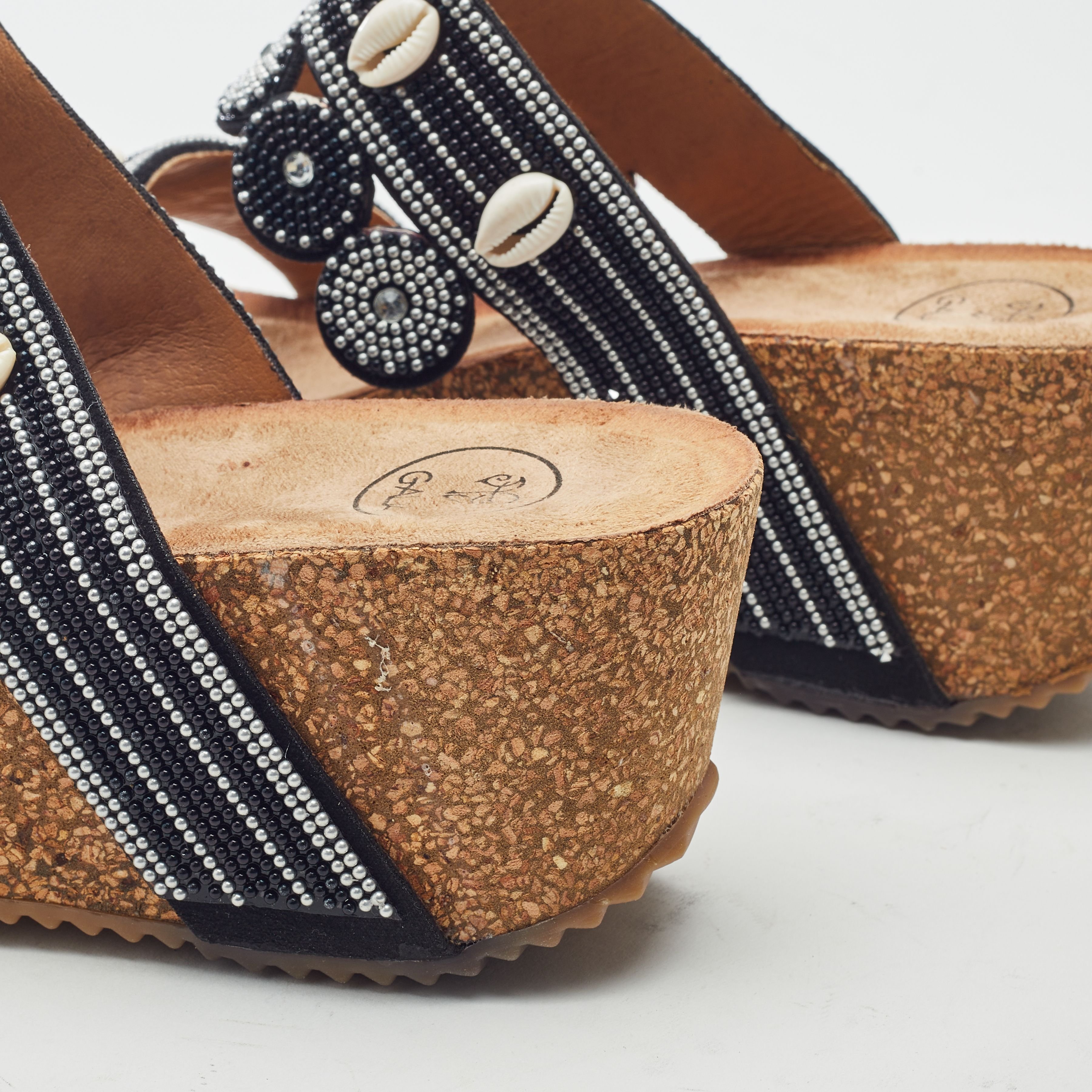 b.soleful b.soleful Women's 'Lurina' Porvair Sandals in Black - 2