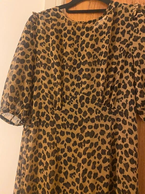 Never Fully Dressed Never Fully Dressed leopard print maxi dress