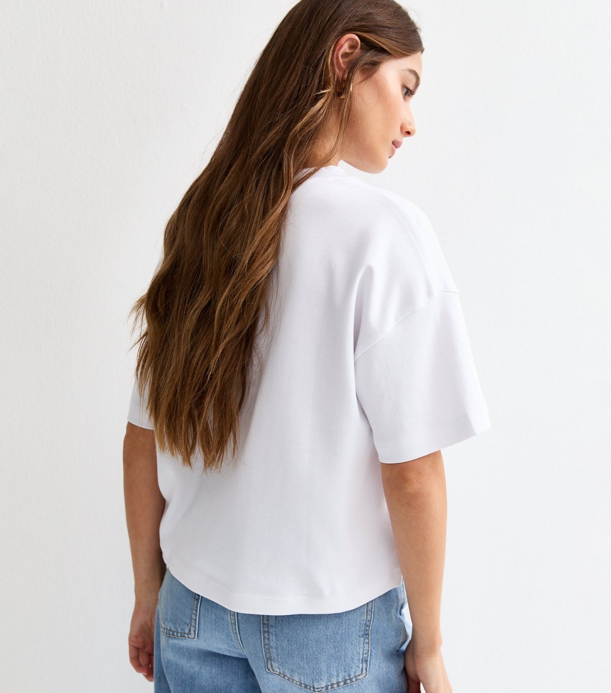 New Look Women's Premium White Heavyweight Cotton Boxy T-Shirt New Look - 4