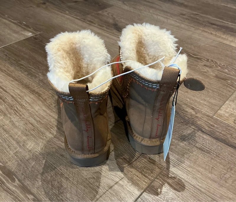 Never Fully Dressed Woman’s Never Fully Dressed Tan Brown Suede Boots - 7 - 1