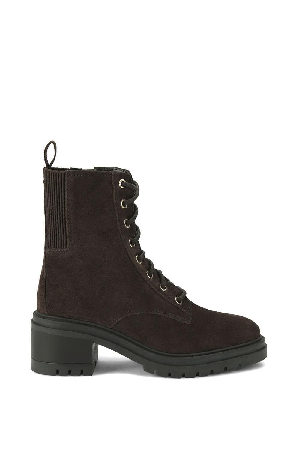 Carvela Carvela Brown Suede Lace-Up Ankle Boots