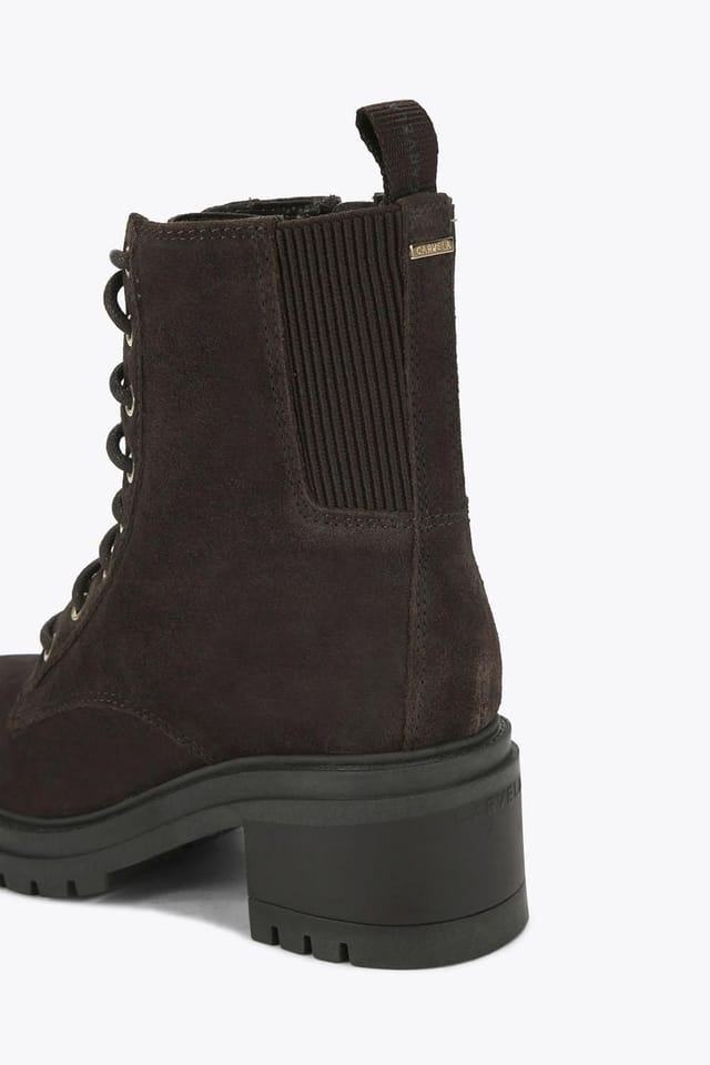 Carvela Carvela Women's 'Champion Lace Up' Suede Boots in Brown - 3