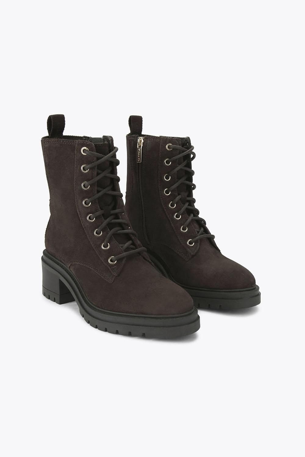 Carvela Carvela Women's 'Champion Lace Up' Suede Boots in Brown - 4