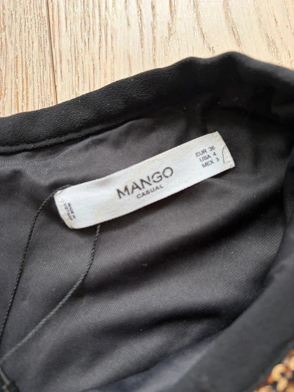 Mango Gold Sequin Mini Low-Rise Shorts