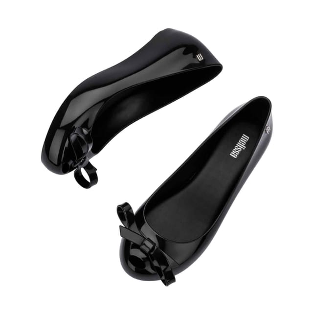 Melissa Shoes Melissa Shoes Women's Ultragirl Bow III Ballet Flat in Black - 3