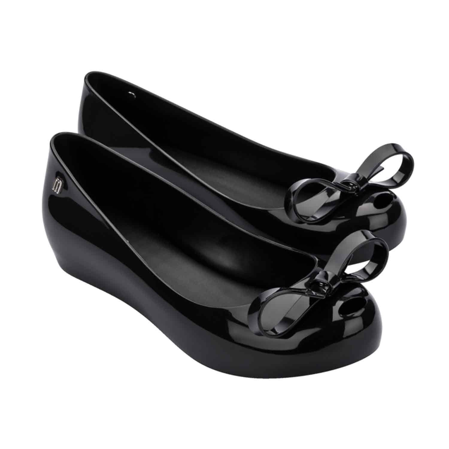 Melissa Shoes Melissa Shoes Women's Ultragirl Bow III Ballet Flat in Black - 4