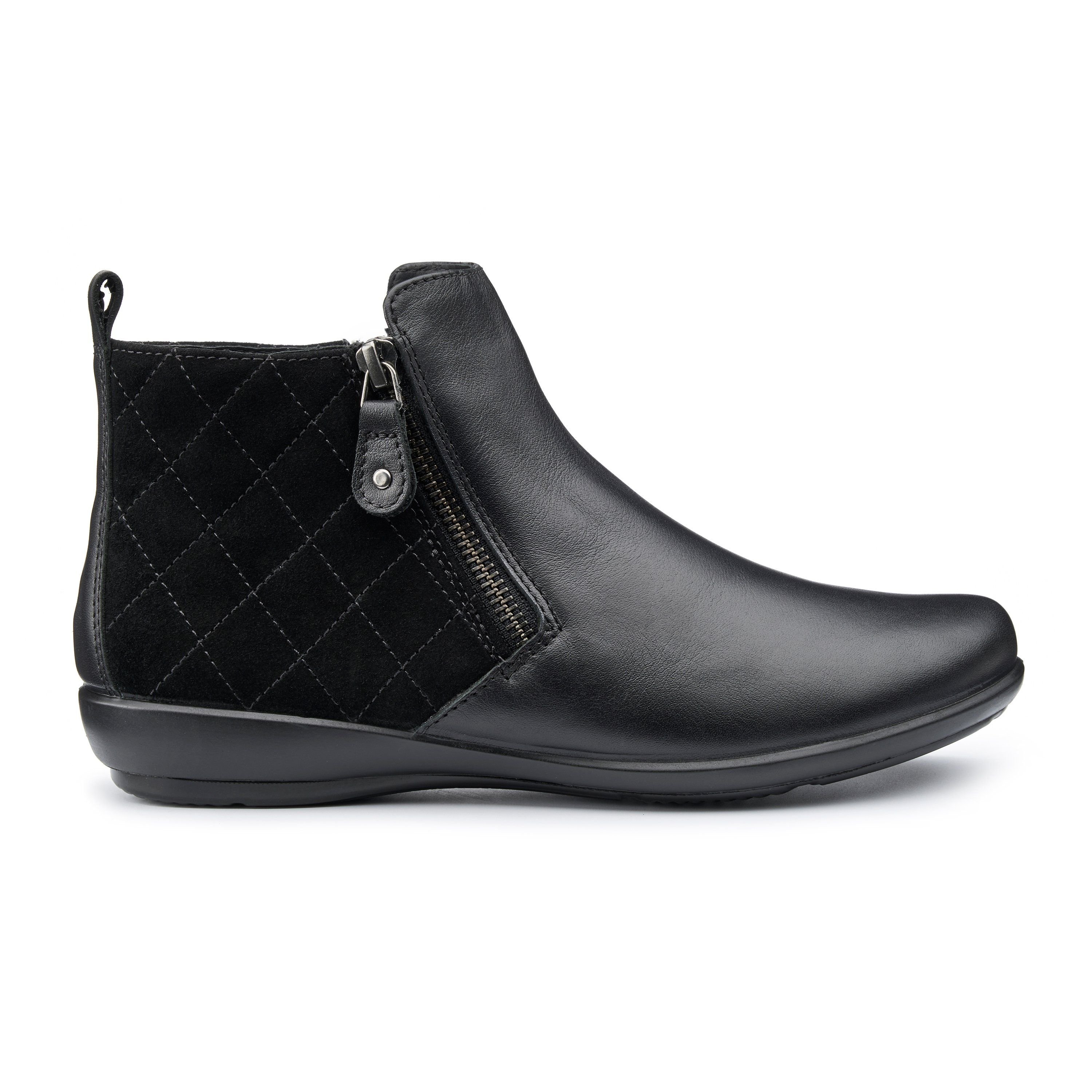 Hotter Hotter Women's 'Winchester' Quilted Boots in Black - 2