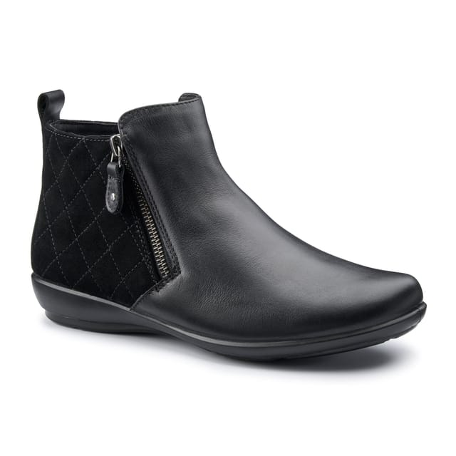 Hotter Hotter Women's 'Winchester' Quilted Boots in Black - 2
