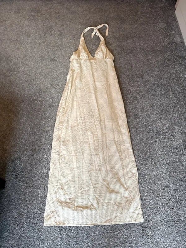 Bershka Bershka Halter neck midi dress - M