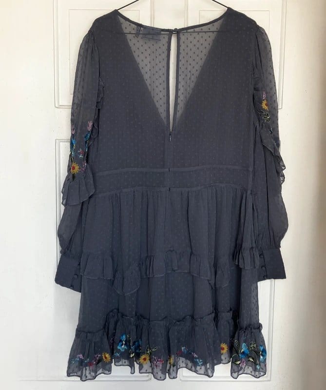 ASOS ASOS embroidered floral dress size uk 18 - 1