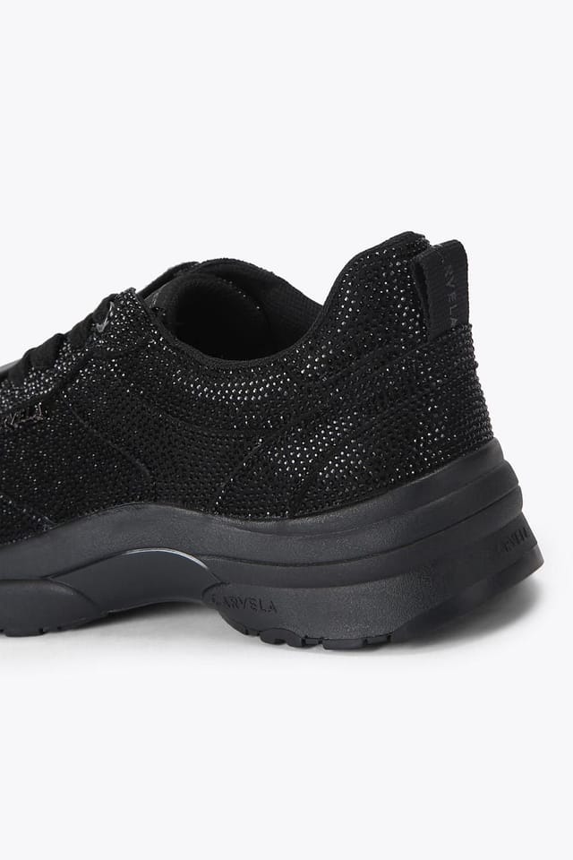 Carvela Carvela Women's 'Adoro Bling' Fabric Trainers in Black - 3