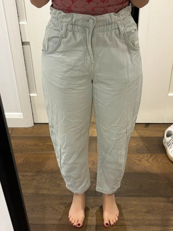 Bershka Bershka mint green trousers