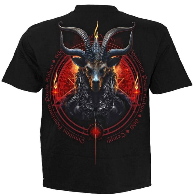 Spiral Spiral Men's BAPHOMET - T-Shirt Black - 2