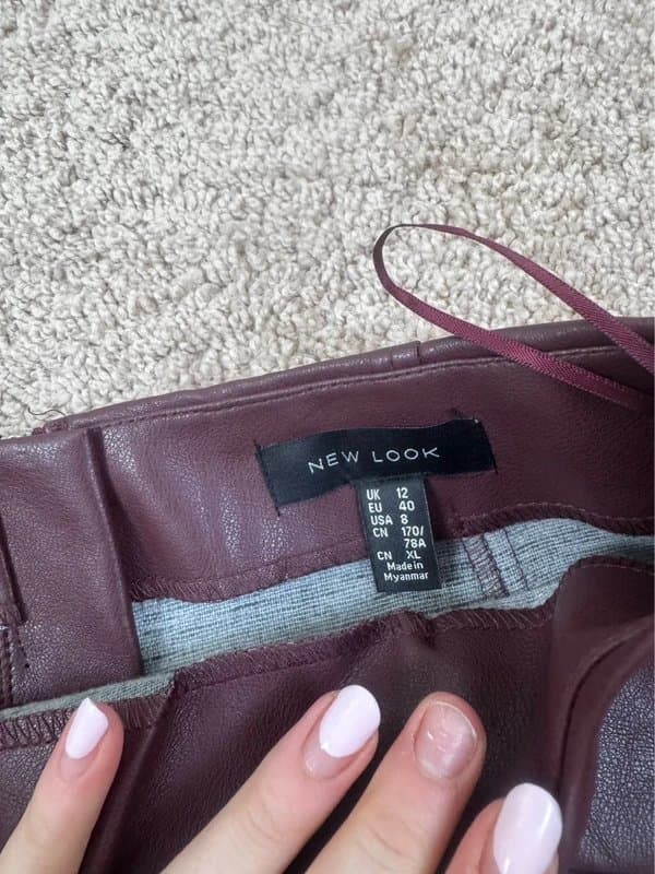New Look Faux leather skirt