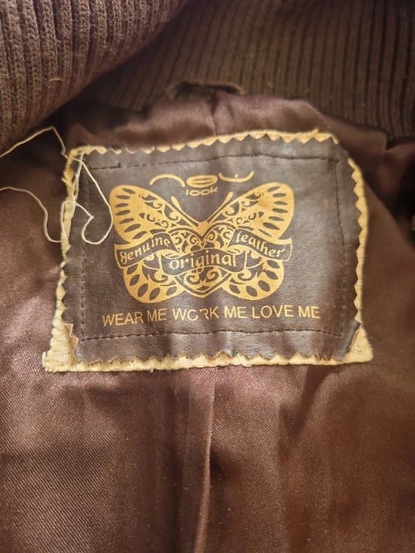 New Look Genuine leather cropped jacket