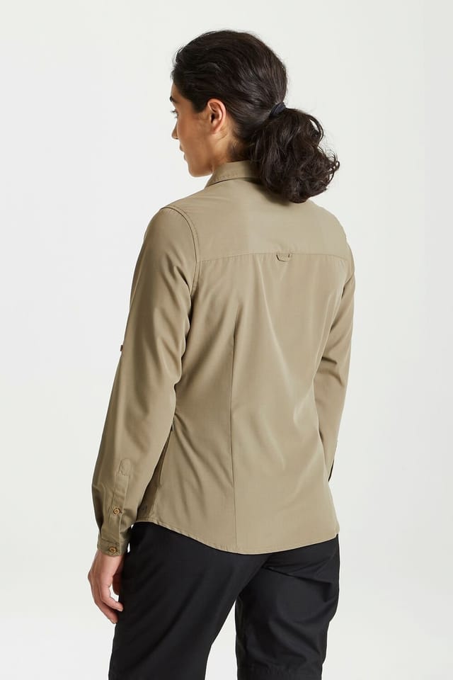 Craghoppers Craghoppers Women's 'Expert Kiwi' Long Sleeved Shirt in Beige - 2