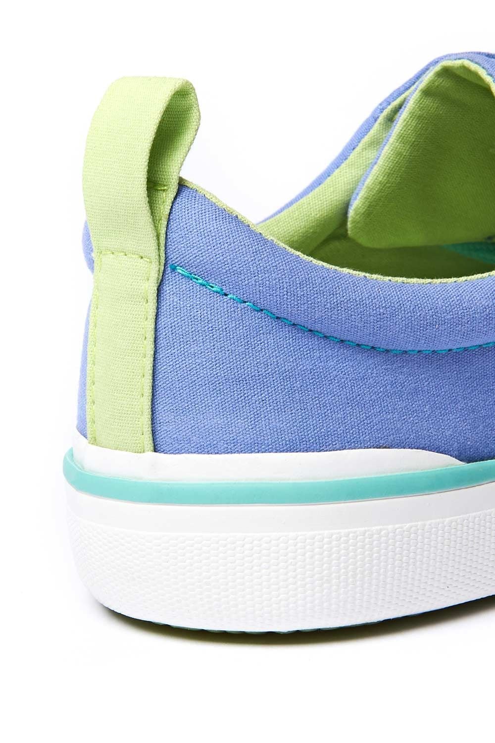 Moshulu Moshulu Women's 'Mousehall' Comfortable Lace Up Trainers in Light Blue - 4