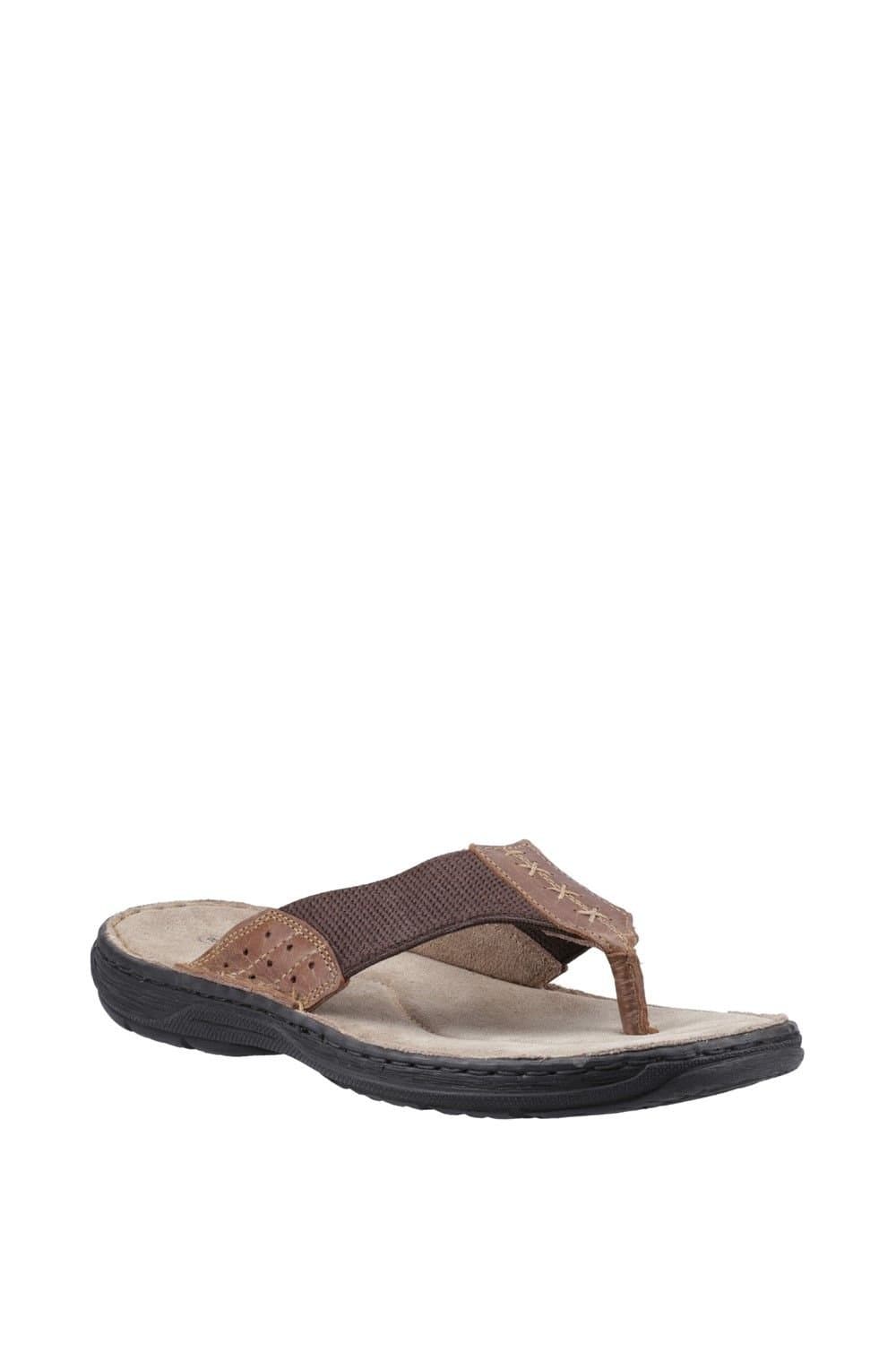Hush Puppies Hush Puppies Men's Alan Toepost Sandal in Tan