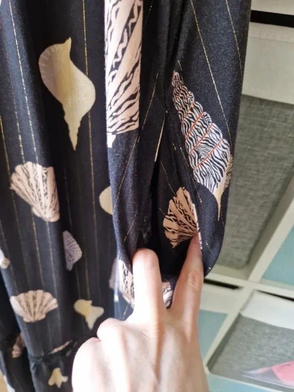 Never Fully Dressed Never fully dressed women's Black Shell Print Maxi dress size 18