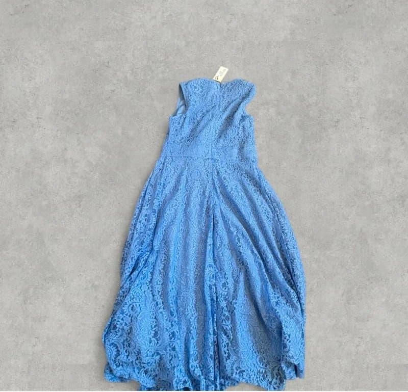 Lindy Bop NWT Lindy Bop ‘Grace’ Lace Dress - Sky Blue Vintage Style - Size 14