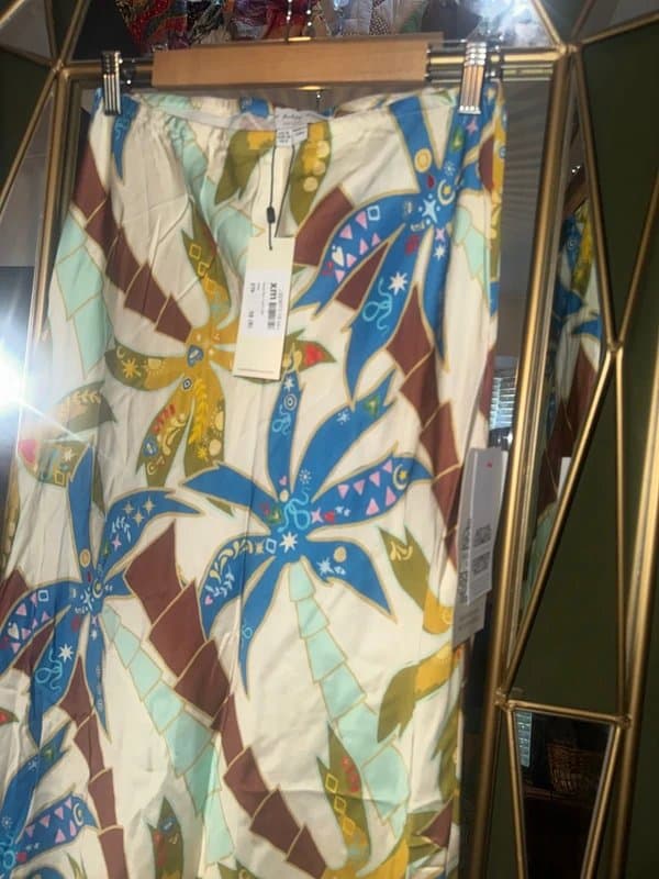Never Fully Dressed NFD Palm Dorris Slip Skirt Size 10 NEW