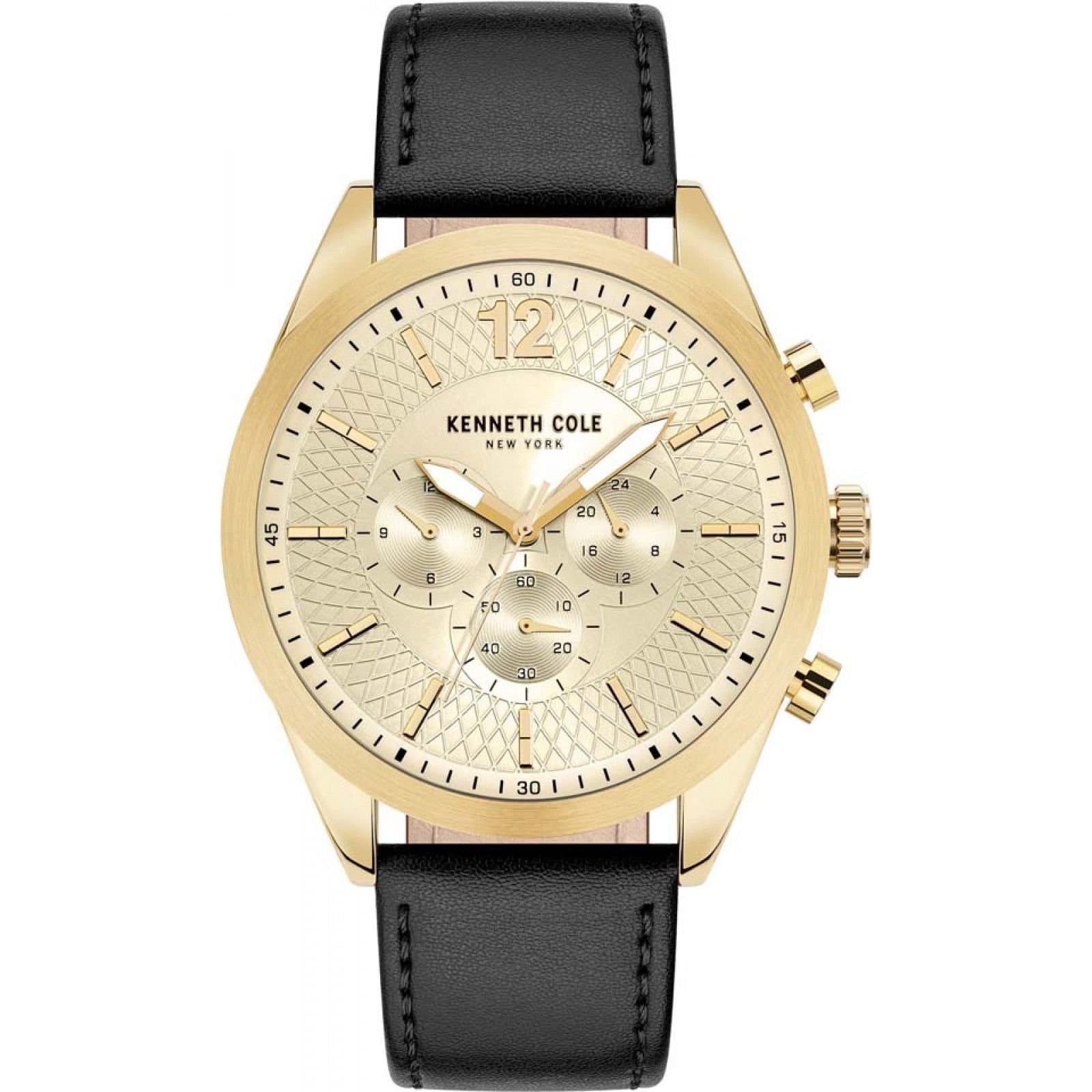 Kenneth Cole Kenneth Cole Men's KC51085001 Modern 48mm Quartz Watch in Black